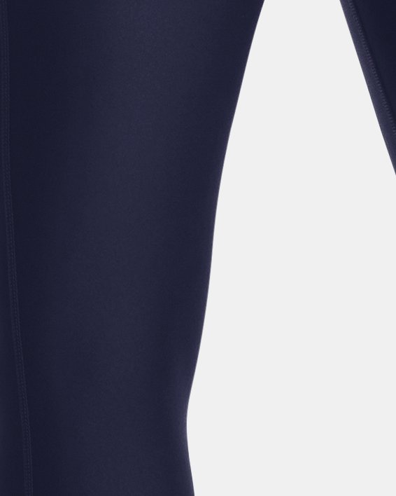 Damen HeatGear® No-Slip Waistband Full-Length-Leggings, Blue, pdpMainDesktop image number 2
