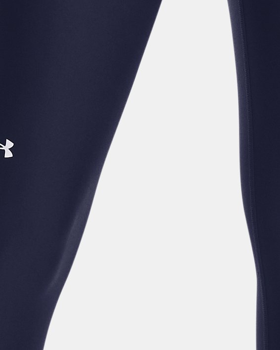 Damen HeatGear® No-Slip Waistband Full-Length-Leggings, Blue, pdpMainDesktop image number 1