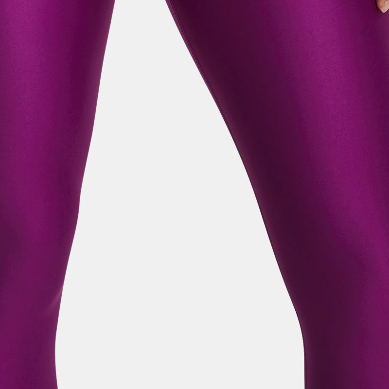 Under Armour Damen HeatGear® No-Slip Waistband Full-Length-Leggings Mystic Magenta / Schwarz XS