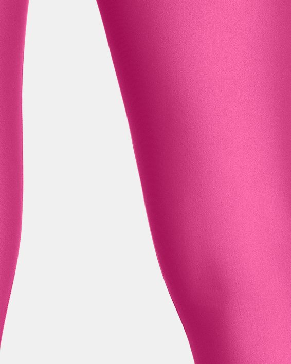 Damen HeatGear® No-Slip Waistband Full-Length-Leggings, Pink, pdpMainDesktop image number 1