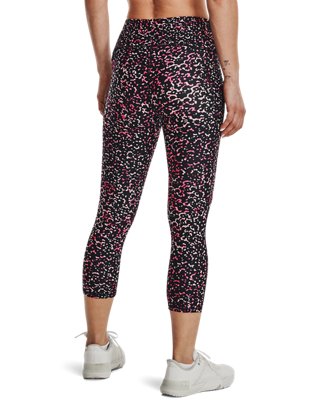 Women's HeatGear&reg; No-Slip Waistband Printed Capris image number 1