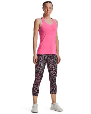 Women's HeatGear&reg; No-Slip Waistband Printed Capris image number 2