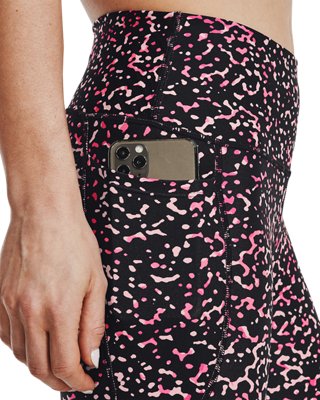 Women's HeatGear&reg; No-Slip Waistband Printed Capris image number 3