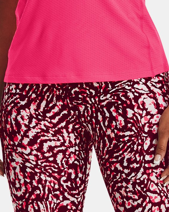 Pantalón pirata HeatGear® Armour No-Slip Waistband Printed para mujer, Pink, pdpMainDesktop image number 2