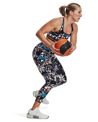 Leggings HeatGear&reg; Armour No-Slip Waistband Printed Ankle para Mujer, White, pdpMainDesktop image number 2