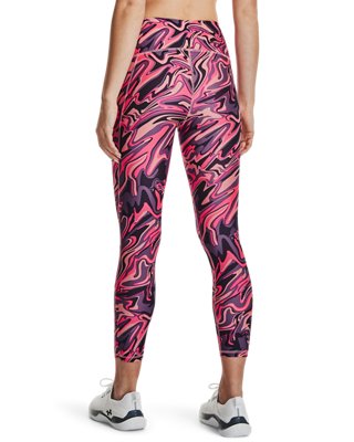 Leggings HeatGear&reg; Armour No-Slip Waistband Printed Ankle para Mujer, Pink, pdpMainDesktop image number 1