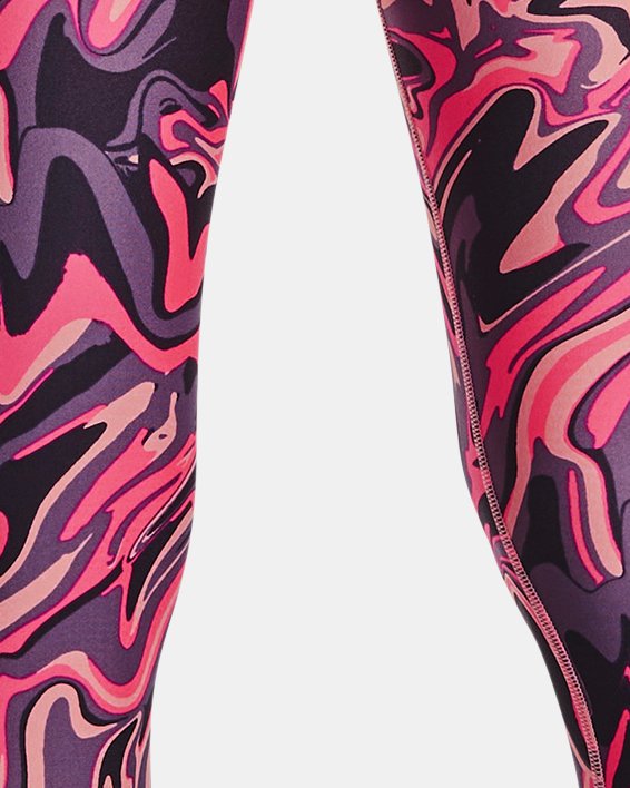 Leggings HeatGear® Armour No-Slip Waistband Printed Ankle para Mujer, Pink, pdpMainDesktop image number 1