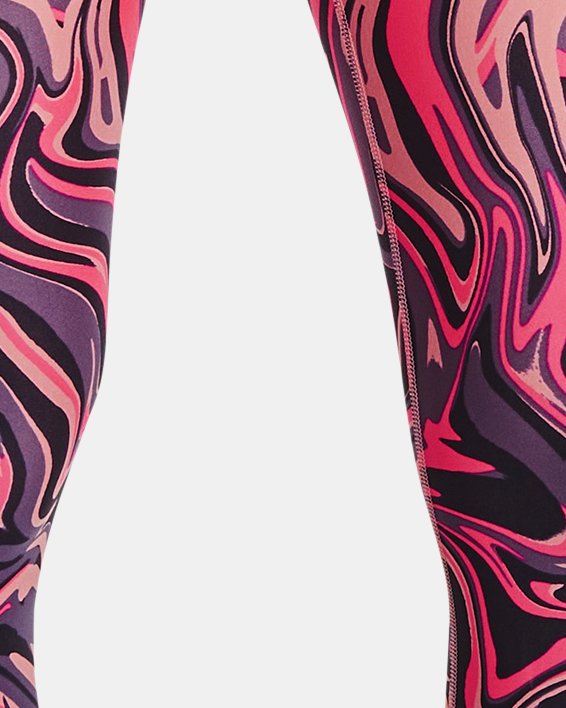 Leggings HeatGear® Armour No-Slip Waistband Printed Ankle para Mujer, Pink, pdpMainDesktop image number 0