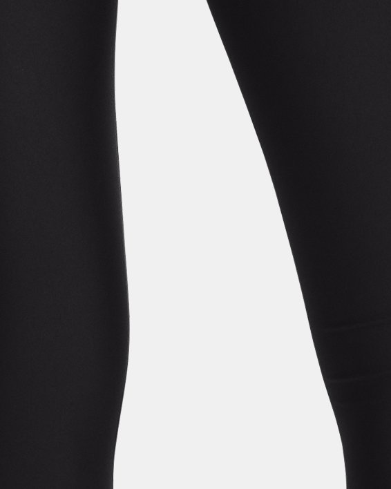 Women's HeatGear® Wordmark Waistband Full-Length Leggings, Black, pdpMainDesktop image number 1