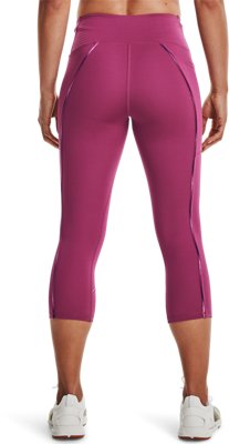 Women's UA RUSH&trade; No-Slip Waistband Scallop Capris image number 1