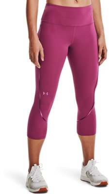 Women's UA RUSH&trade; No-Slip Waistband Scallop Capris image number 0