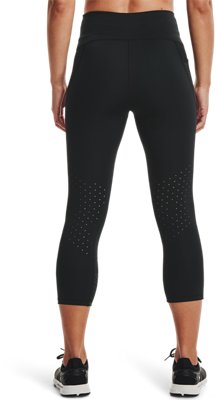 Women's UA RUSH&trade; No-Slip Waistband Tonal Capris image number 1