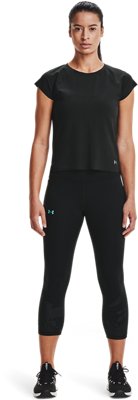 Women's UA RUSH&trade; No-Slip Waistband Tonal Capris image number 2