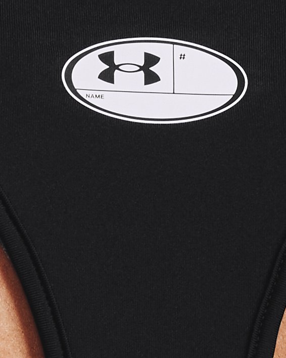 Under Armour, Tops, Under Armour Womens Blue Black Athletic Heat Gear  Tank Top Shirt Size Xs
