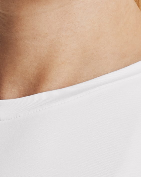 Tee-shirt à manches courtes HeatGear® Compression pour femme, White, pdpMainDesktop image number 3