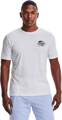 男士UA Stack 'Em High短袖T恤 image number 1