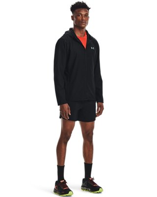 Chaqueta UA OutRun The Rain para hombre, Black, pdpMainDesktop image number 2