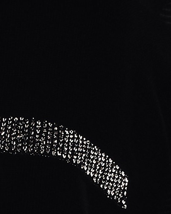 Camiseta de manga corta con cremallera corta UA IntelliKnit para mujer, Black, pdpMainDesktop image number 5