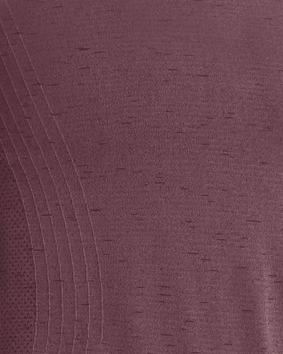 Women's UA Seamless Run Short Sleeve, Purple, pdpMainDesktop image number 1