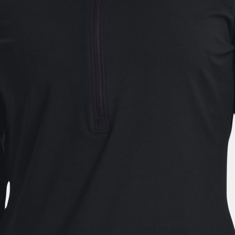 Camiseta con media cremallera Under Armour QUnder Armourlifier Run 2.0 para mujer Negro / Negro / Reflectante XS