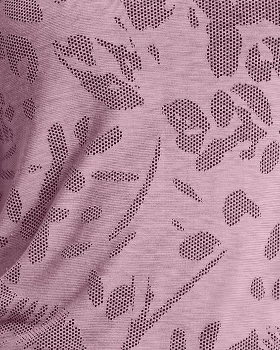 Camiseta de manga corta UA Streaker Forest para mujer, Pink, pdpMainDesktop image number 1