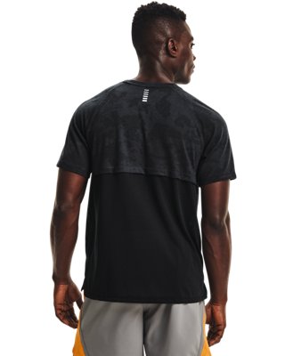 เสื้อแขนสั้น UA Streaker 2.0 Camo สำหรับผู้ชาย image number 2