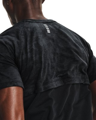 เสื้อแขนสั้น UA Streaker 2.0 Camo สำหรับผู้ชาย image number 5