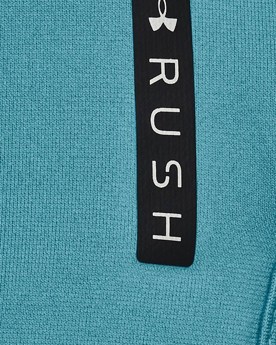 Women's UA RUSH™ Energy Core Short Sleeve in Blue image number 3