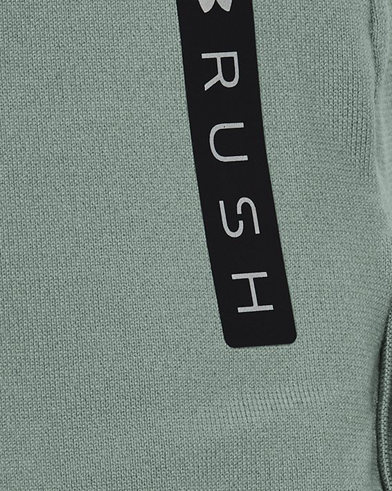 여성 UA RUSH™ 에너지 코어 반팔 in Gray image number 3