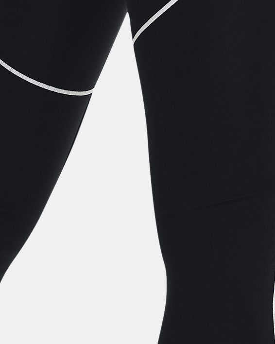 Women's UA RUSH™ ColdGear® No-Slip Waistband Full-Length Leggings, Black, pdpMainDesktop image number 1