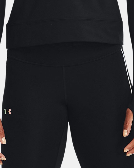 Women's UA RUSH™ ColdGear® No-Slip Waistband Full-Length Leggings, Black, pdpMainDesktop image number 2