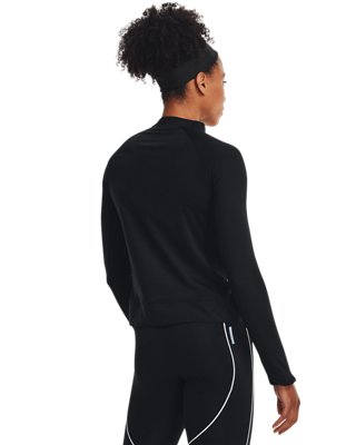 Camiseta UA RUSH&trade; ColdGear&reg; Core para mujer, Black, pdpMainDesktop image number 2