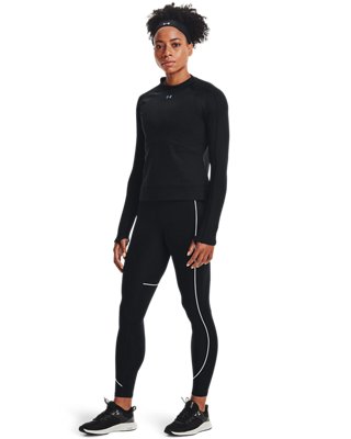 Camiseta UA RUSH&trade; ColdGear&reg; Core para mujer, Black, pdpMainDesktop image number 3