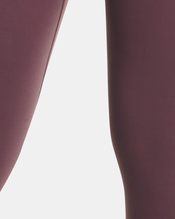 Damen UA Meridian Ankle-Leggings mit geripptem Bund, Purple, pdpMainDesktop image number 1