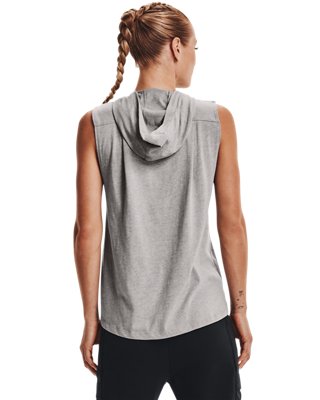 womens under armour sleeveless hoodie