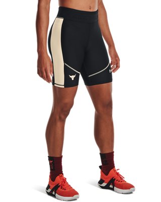 กางเกงปั่นจักรยานขาสั้น Project Rock HeatGear&reg; สำหรับผู้หญิง image number 0