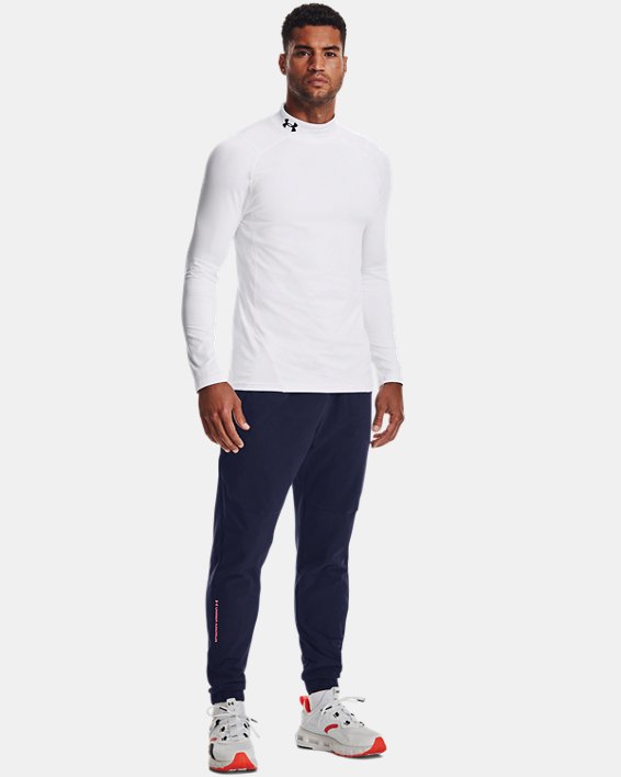 Under Armour ColdGear Fitted Golf Mock - Navy Under Armour ColdGear Fitted Golf Mock - Navy