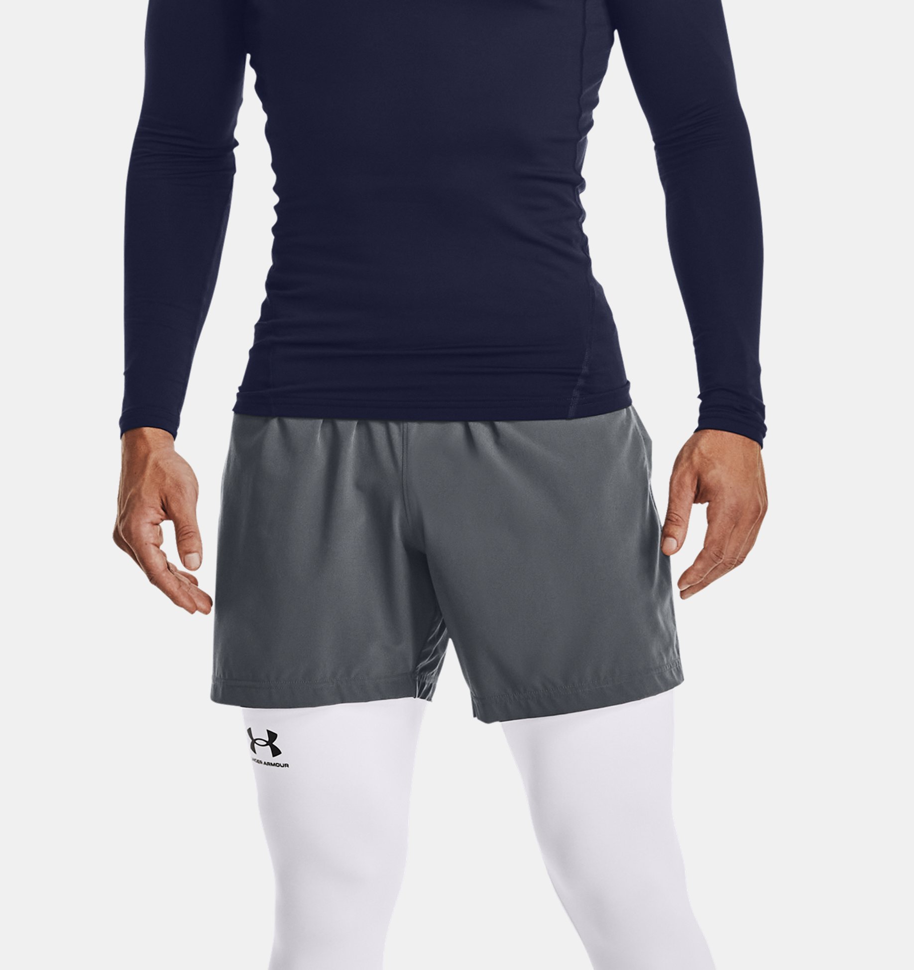 Under Armour UA Evo ColdGear Fitted Mock White 1210354-100 - Free