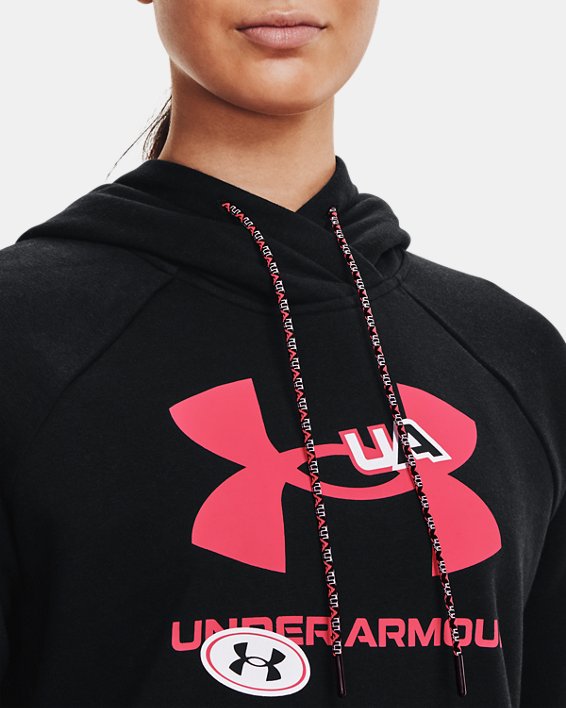 Under Armour Women's UA Rival Fleece Big Logo Hoodie. 4
