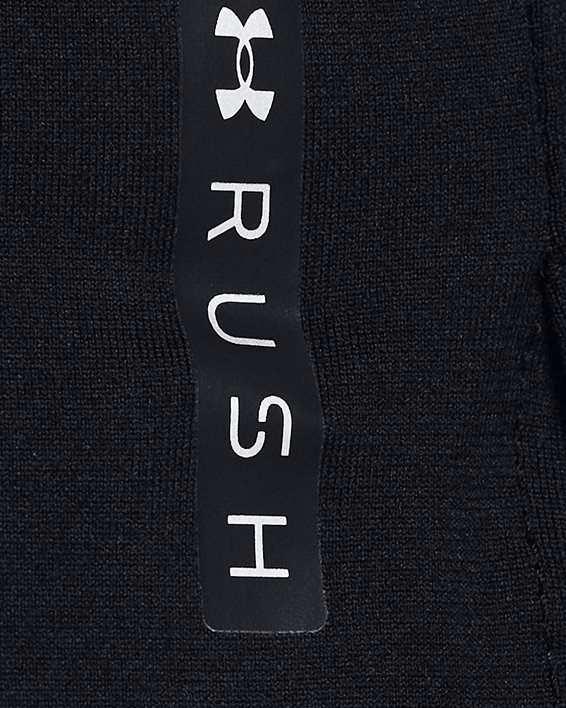 Men's UA RUSH™ Energy Short Sleeve in Black image number 3