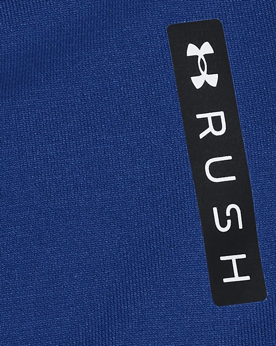 Men's UA RUSH™ Energy Short Sleeve in Blue image number 3