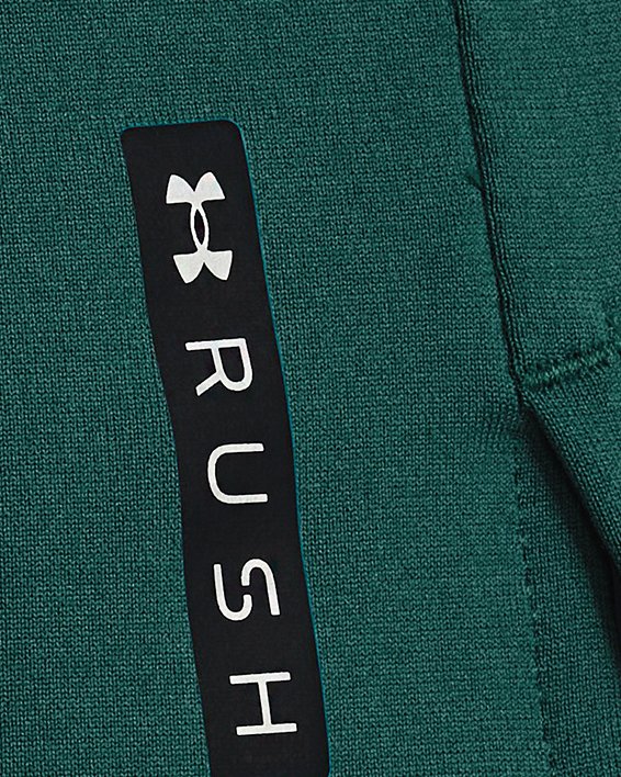 Men's UA RUSH™ Energy Short Sleeve in Green image number 3
