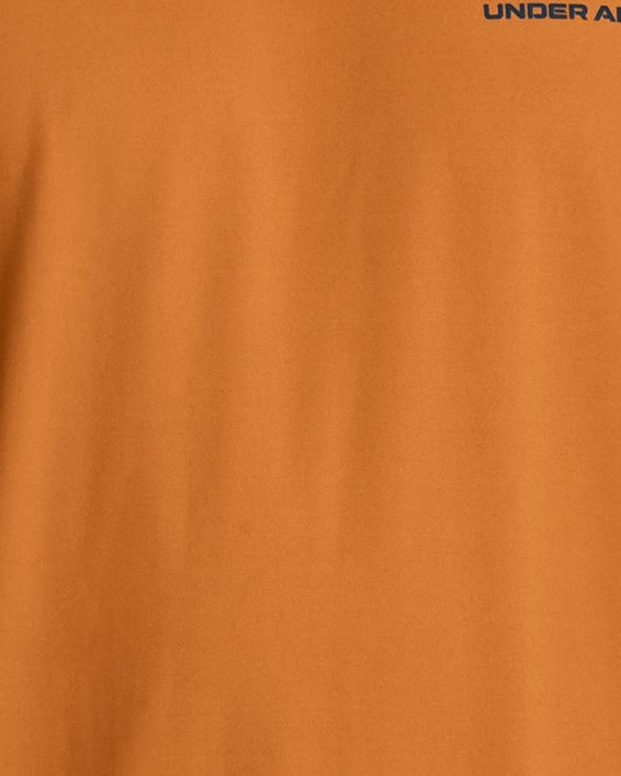 男士UA RUSH™ Energy短袖T恤 in Orange image number 0