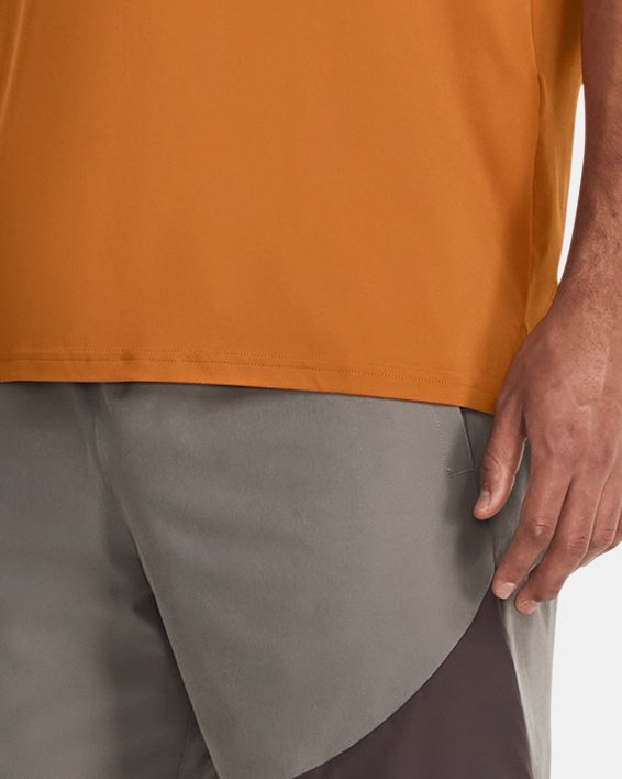 Men's UA RUSH™ Energy Short Sleeve in Orange image number 2