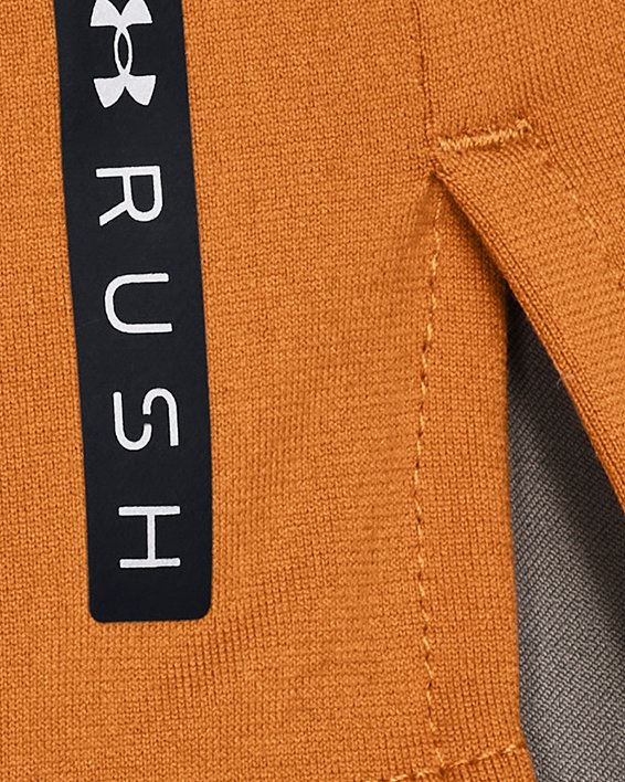 男士UA RUSH™ Energy短袖T恤 in Orange image number 3