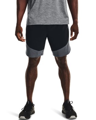 男士UA HIIT Woven Colorblock短褲 image number 0