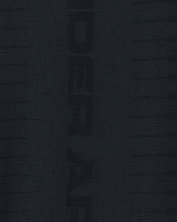 Men's UA Seamless Wordmark Short Sleeve, Black, pdpMainDesktop image number 1