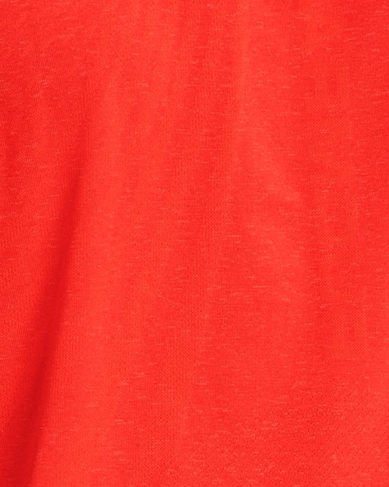 Men's UA RUSH™ HeatGear® Seamless Illusion Short Sleeve, Orange, pdpMainDesktop image number 1