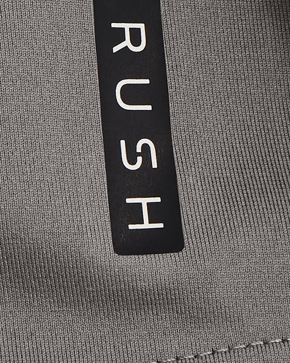 Men's UA RUSH™ HeatGear® Printed Full-Zip Hoodie, Gray, pdpMainDesktop image number 4