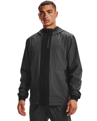 남성 UA RUSH&trade; 우븐 레거시 윈드브레이커 image number 0